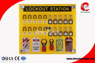 China 20 safety padlocks lockout station lockout Lock Hanging Board With tagout management station supplier
