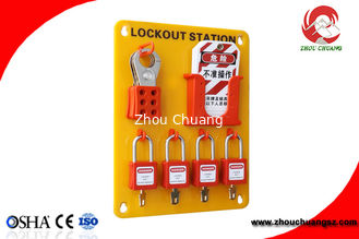 China High Quality Organic Glass 24 Tagout 20 Padlock Safety Lockout Stations supplier
