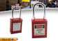 Safety Lockout Padlocks 38 Mm Steel Lock Shackle 53 Mm ABS Lock Body supplier