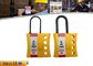 Osha Yellow Lock Out Tags Nylon Lockout Hasp 3 Mm Thin Shackle 4 Padlocks Allow supplier