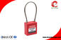 Lockout Tagout Safety Cable Lock , steel Cable Wire Lock 3mm Stainless Steel Cable Shackle supplier