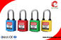 Universal 38mm steel shackle nylon body  safety padlock lockout supplier