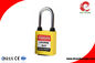 38mm plastic shackle ABS lock body dustproof colourful padlock safety lockout supplier